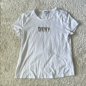 DKNY White Short Sleeve T-Shirt